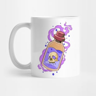 Japanese Skeleton venom bottle 32 - Vector art illustration Mug